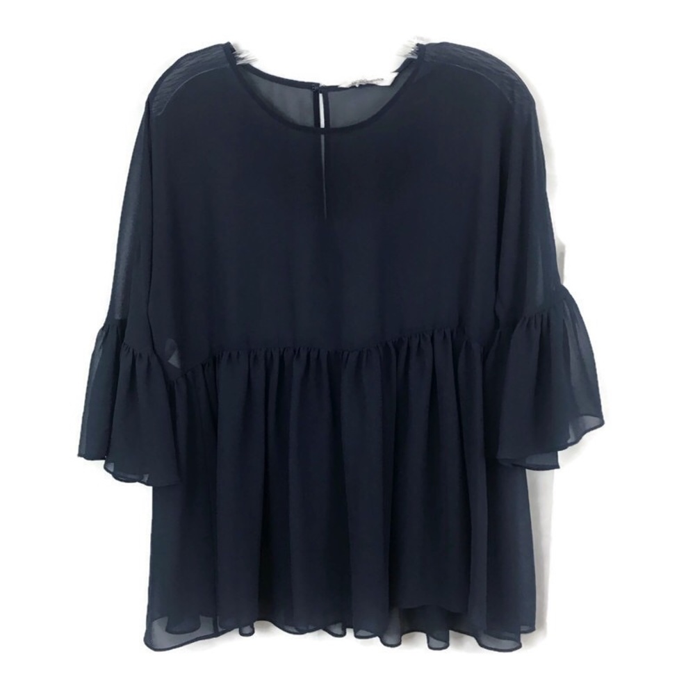 BCB GENERATION XS NAVY BABYDOLL TOP